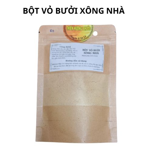 Bột vỏ bưởi xông nhà phong thủy