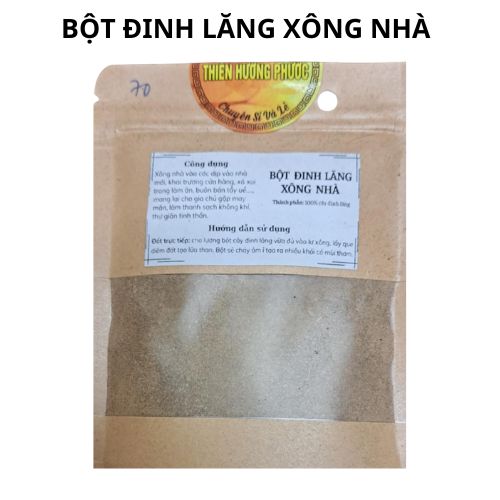Bột đinh lăng xông nhà phong thủy