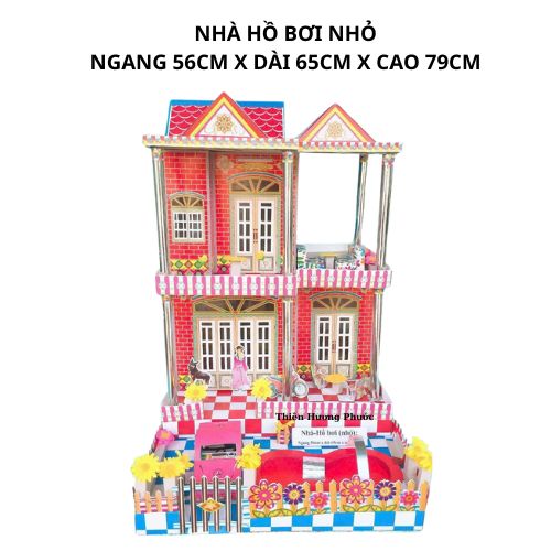 Nhà hồ bơi nhỏ vàng mã
